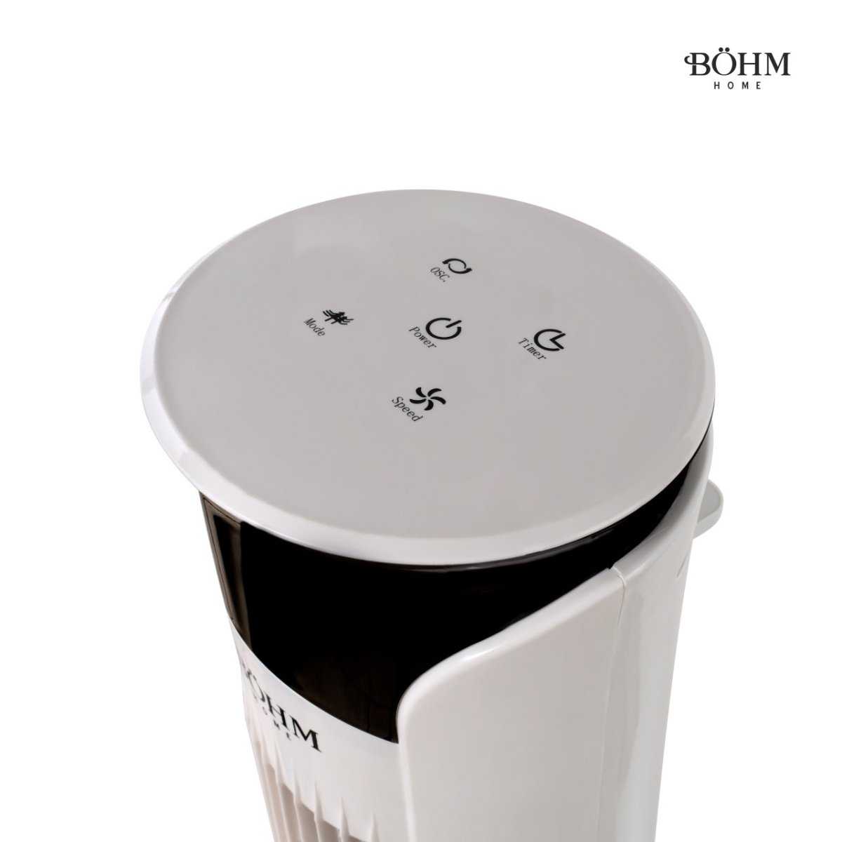 Böhm BH870RC – 32" Turmventilator mit LED - Anzeige, 3 Geschwindigkeiten, 45 W - MN HOMETECH - Ventilatoren - 