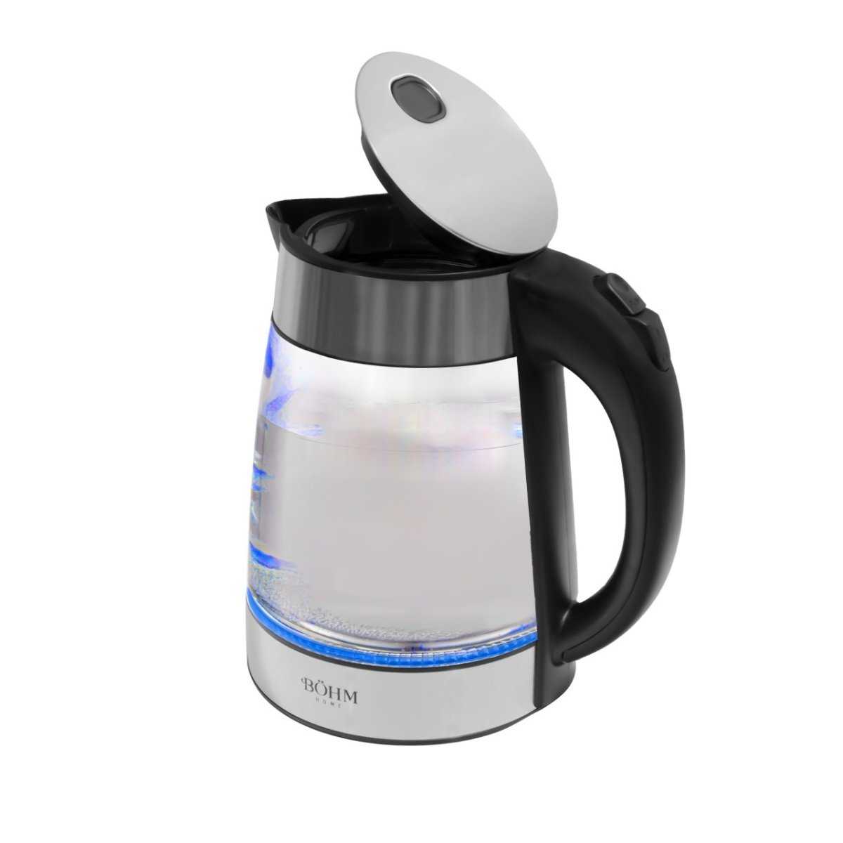 Böhm BHB1702 – Kompakter Edelstahl - Wasserkocher, 1,7 L, 2200 W - MN HOMETECH - Wasserkocher - 