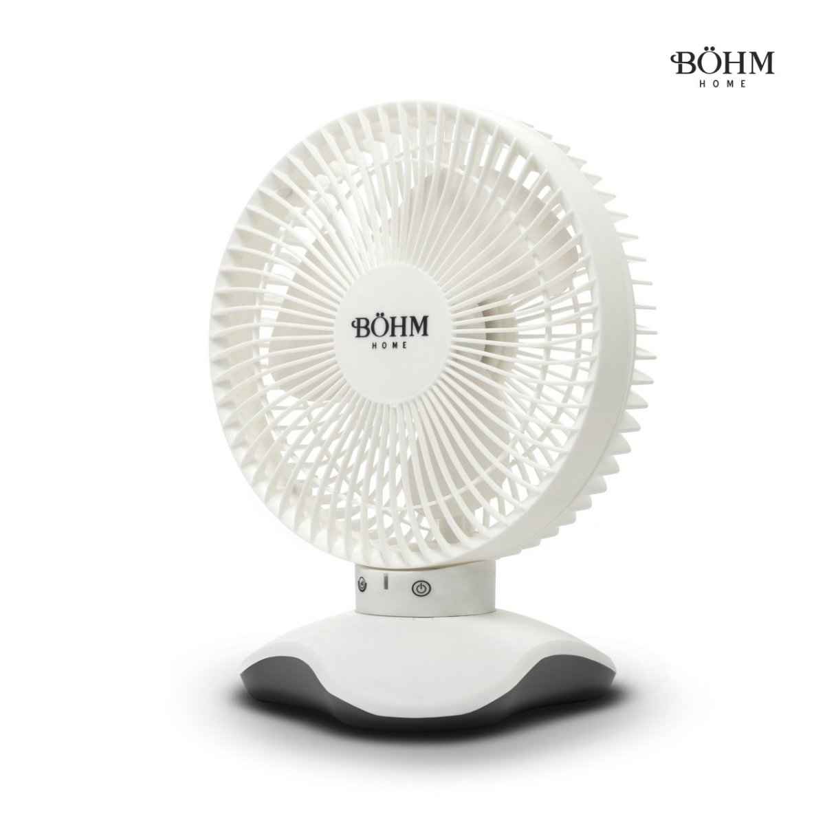 Böhm BP2306 – 6" USB - Tischventilator, 5 W, 3 Geschwindigkeiten, 60° Neigungswinkel - MN HOMETECH - Ventilatoren - 