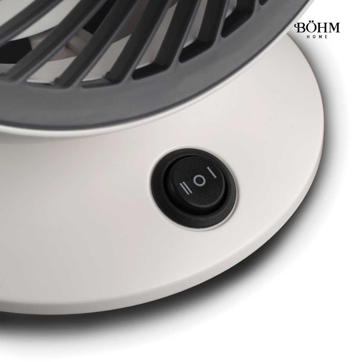 Böhm BSF - 608 – 6" USB - Tischventilator, 3 W, 2 Geschwindigkeiten, ultraleise - MN HOMETECH - Ventilatoren - 