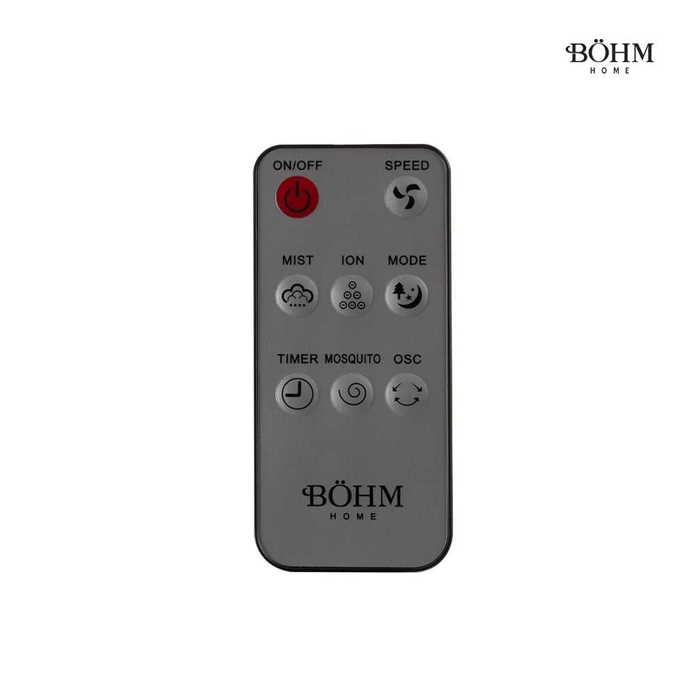 Böhm BSP40 - ED – 16" Standventilator mit Vernebelung, Aroma & Insektenschutz, 90 W - MN HOMETECH - Ventilatoren - 