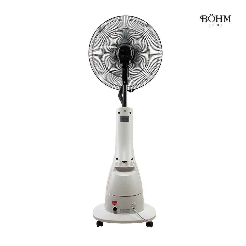 Böhm BSP40 - RA Standventilator 16" – 90 W, Wasservernebelung, 3 L Tank, 3 Geschwindigkeiten, Fernbedienung - MN HOMETECH - Ventilatoren - 