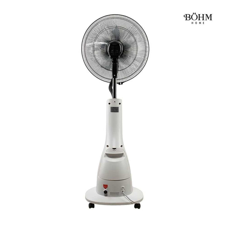 Böhm BSP40 - RA Standventilator 16" – 90 W, Wasservernebelung, 3 L Tank, 3 Geschwindigkeiten, Fernbedienung - MN HOMETECH - Ventilatoren - 