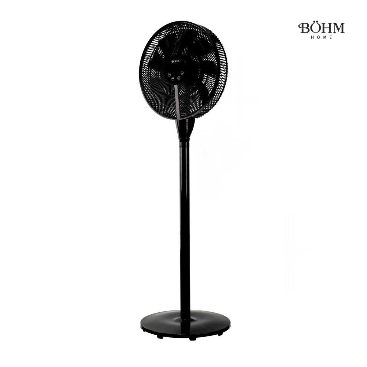 Böhm BY2316 – 16" Standventilator, 25 W, 8 Geschwindigkeiten, LED - Display, Fernbedienung - MN HOMETECH - Ventilatoren - 