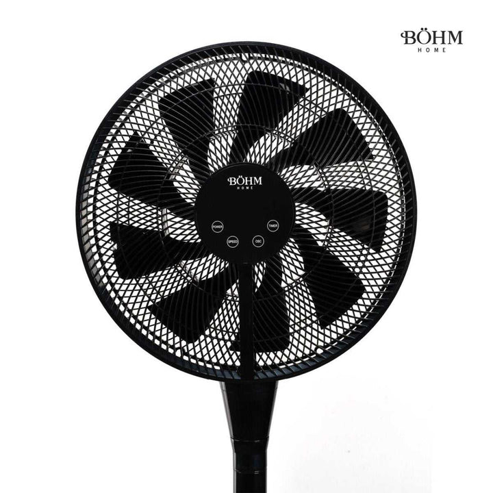 Böhm BY2316 – 16" Standventilator, 25 W, 8 Geschwindigkeiten, LED - Display, Fernbedienung - MN HOMETECH - Ventilatoren - 