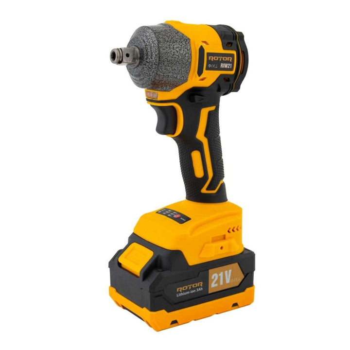 ROTOR RIW21 – Akku Schlagschrauber 21 V / 3 Ah · 320 Nm Drehmoment · 2200 U/min · inkl. Ladegerät - MN HOMETECH - Akku Schlagschrauber / Impact Wrench - 