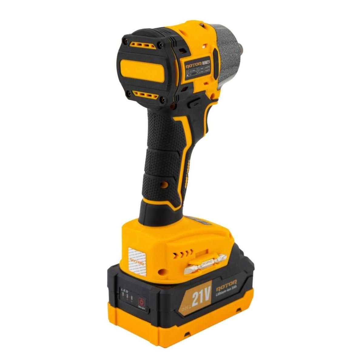 ROTOR RIW21 – Akku Schlagschrauber 21 V / 3 Ah · 320 Nm Drehmoment · 2200 U/min · inkl. Ladegerät - MN HOMETECH - Akku Schlagschrauber / Impact Wrench - 