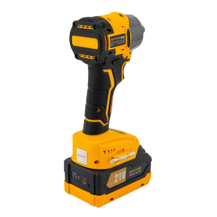 ROTOR RIW21 – Akku Schlagschrauber 21 V / 3 Ah · 320 Nm Drehmoment · 2200 U/min · inkl. Ladegerät - MN HOMETECH - Akku Schlagschrauber / Impact Wrench - 