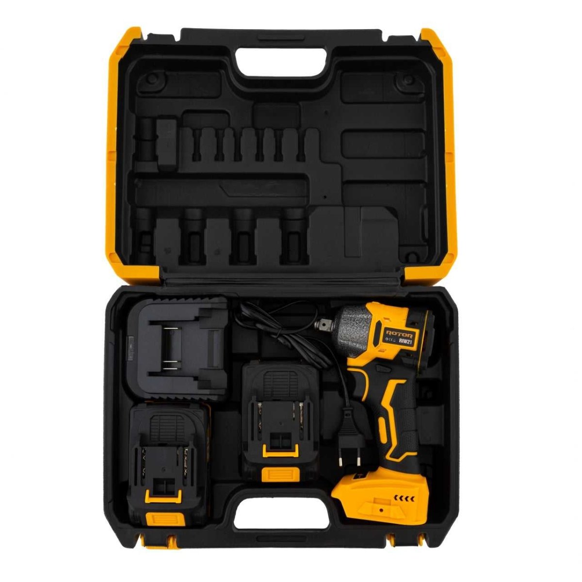 ROTOR RIW21 – Akku Schlagschrauber 21 V / 3 Ah · 320 Nm Drehmoment · 2200 U/min · inkl. Ladegerät - MN HOMETECH - Akku Schlagschrauber / Impact Wrench - 